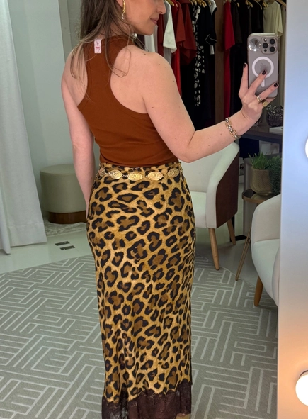 saia midi open jacquard luxury savage