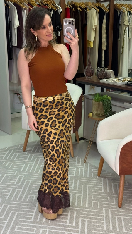 saia midi open jacquard luxury savage