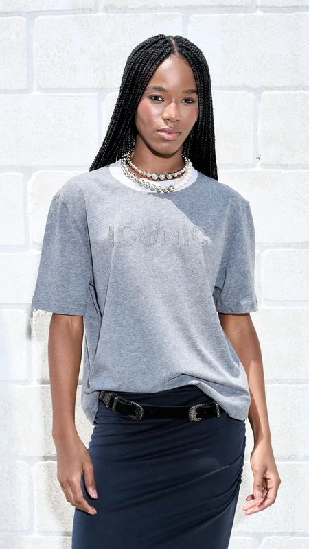 camiseta open iconic contraste gola