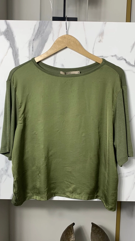blusa open acetinada mix viscolinho