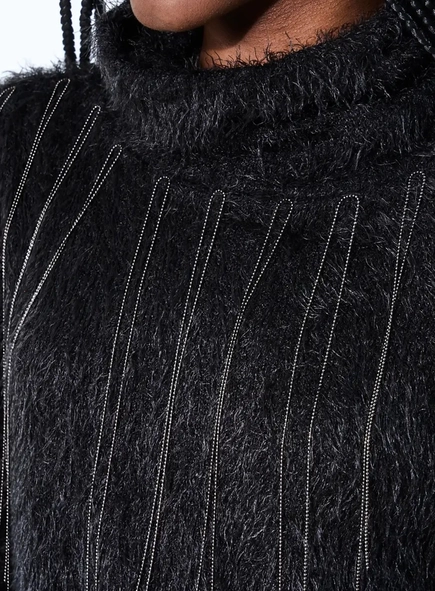 blusa tricot open correntes