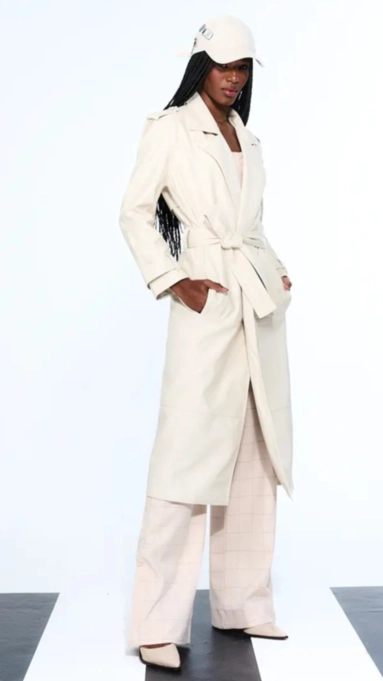 trench coat open pu