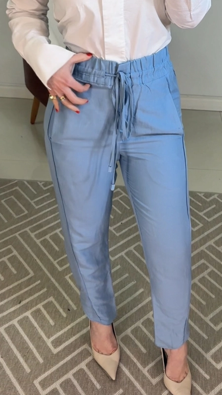 calça linho open sport