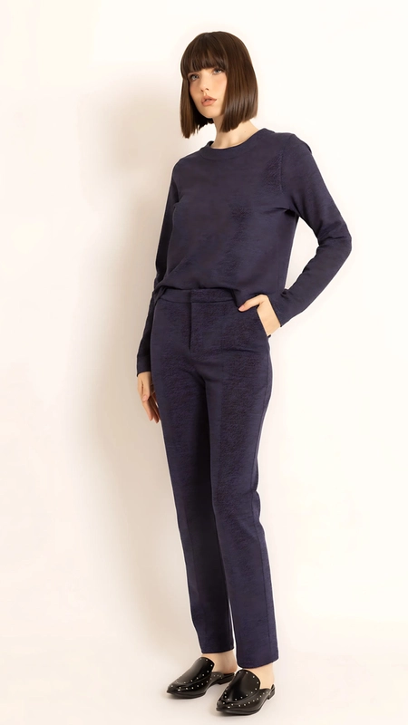 blusa diagonal ml borda barroca