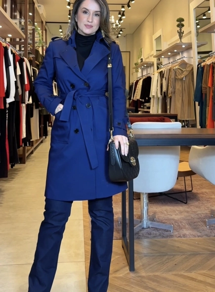 trench coat goya borda barroca