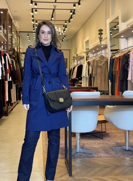 trench coat goya borda barroca