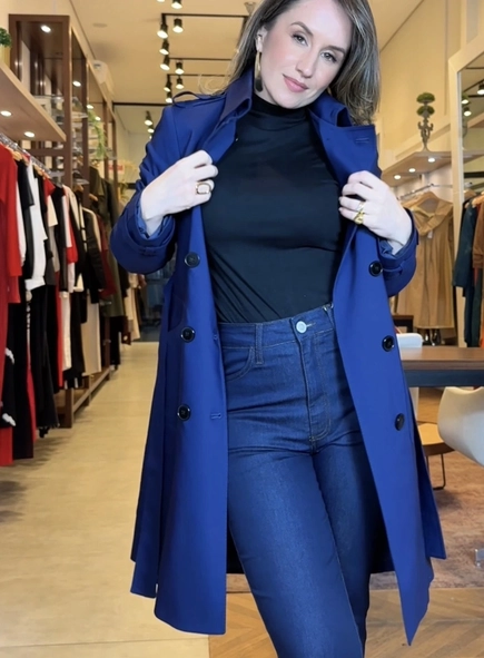 trench coat goya borda barroca