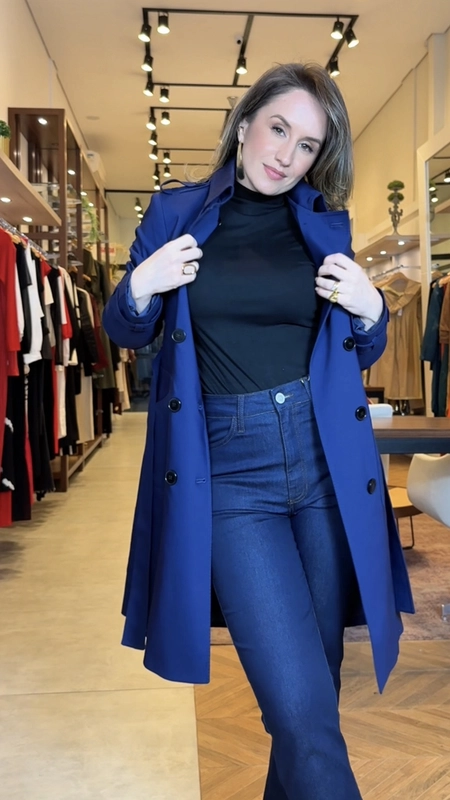 trench coat goya borda barroca