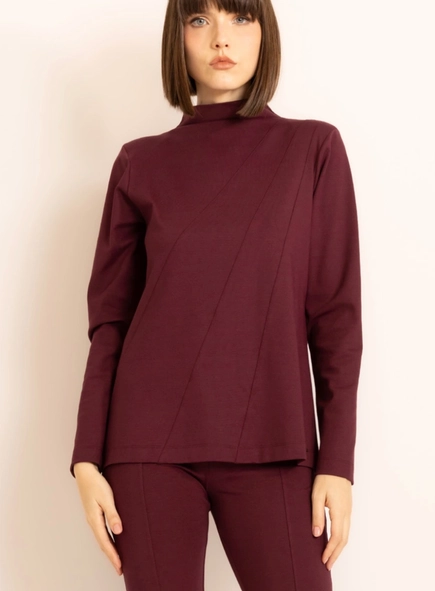 blusa ml recortes luxury borda barroca