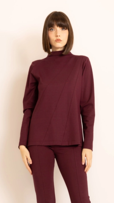 blusa ml recortes luxury borda barroca