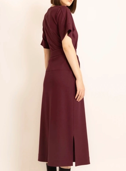 vestido midi luxury borda barroca