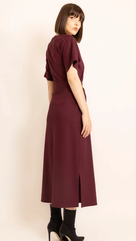 vestido midi luxury borda barroca