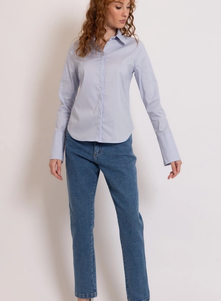 camisa tricoline básica borda barroca