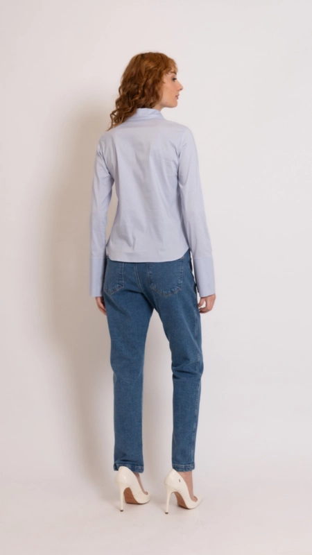 camisa tricoline básica borda barroca