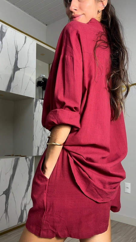 conjunto camisa e short voil algodão giulia