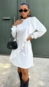 Vestido ml moletom babado paris