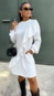 Vestido ml moletom babado paris