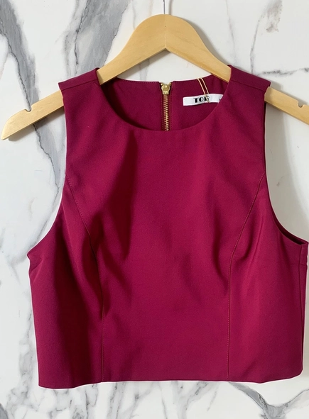 blusa top alfaiataria chic