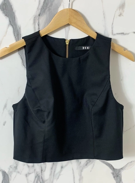 blusa top alfaiataria chic