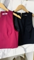 blusa top alfaiataria chic
