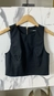 blusa top alfaiataria chic