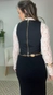 blusa top alfaiataria chic