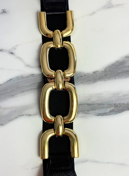 cinto couro elástico elos