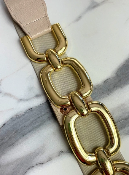 cinto couro elástico elos