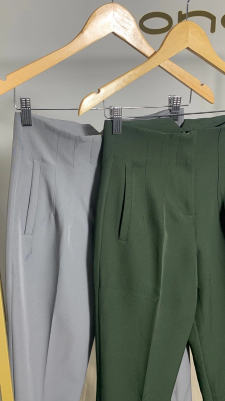 Calça alfaiataria cintura alta pietra