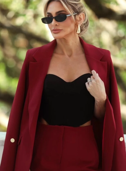 calça alfaiataria cintura alta pietra