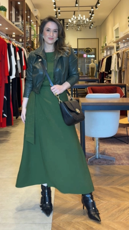 Jaqueta bomber pu anne