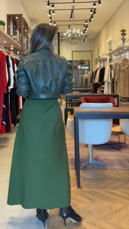 Jaqueta bomber pu anne