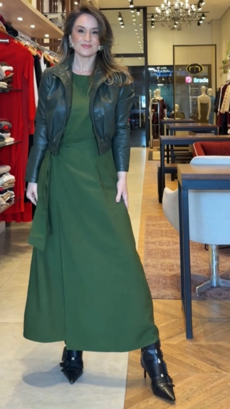 Jaqueta bomber pu anne