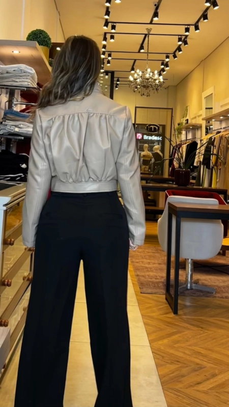 Jaqueta bomber pu anne