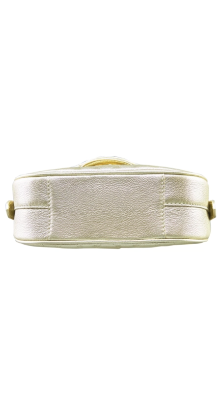Bolsa lock baby messenger catena elos vh couro