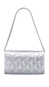 Bolsa lock clutch elos vh couro metalizado