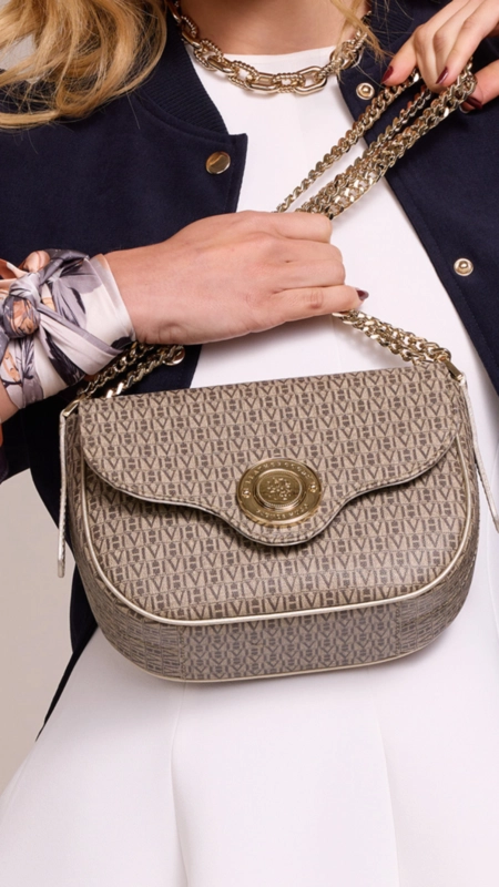 Bolsa lock baby messenger catena canvas