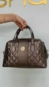 Bolsa fleur elos vh al couro metalizado
