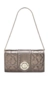 Bolsa lock clutch elos vh couro metalizado