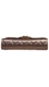 Bolsa lock clutch elos vh couro metalizado