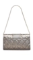 Bolsa lock clutch elos vh couro metalizado