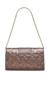 Bolsa lock clutch elos vh couro metalizado