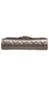 Bolsa lock clutch elos vh couro metalizado