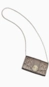 Bolsa lock clutch elos vh couro metalizado