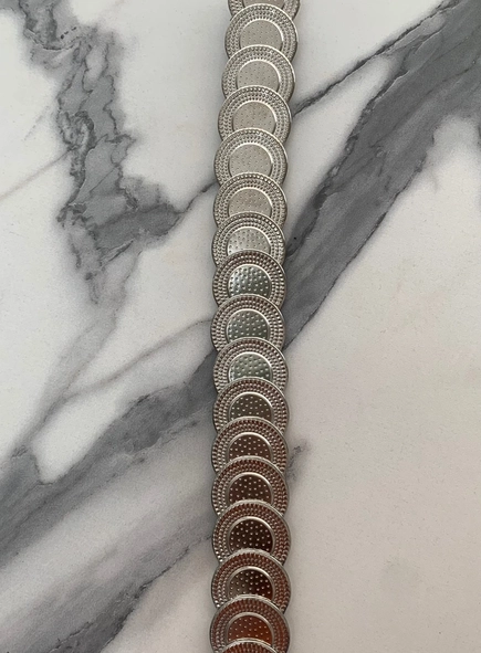 cinto metal elástico boho style