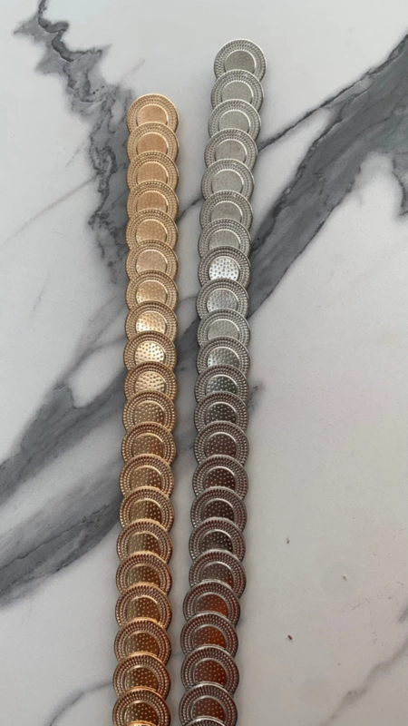 cinto metal elástico boho style