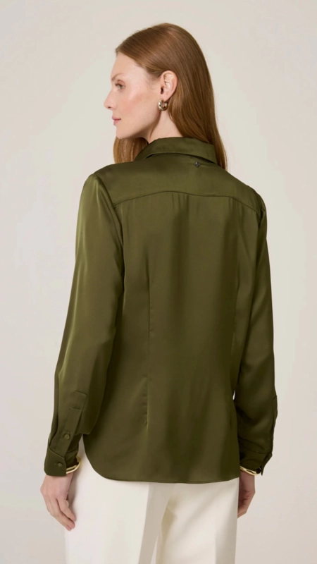 camisa ml toque de seda dudalina