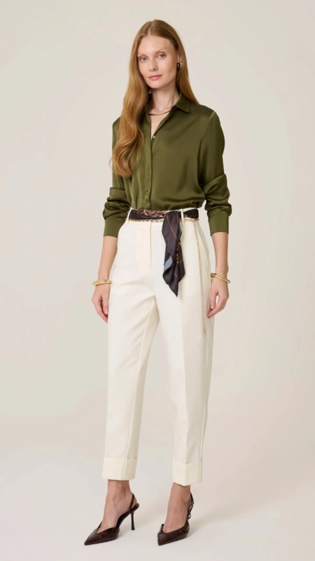 camisa ml toque de seda dudalina