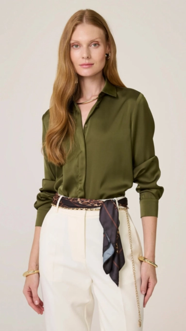 camisa ml toque de seda dudalina