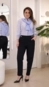 camisa ml slim est floral mini dudalina